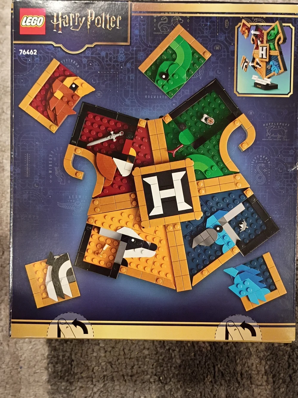Lego Harry Potter Hogwarts House Crest 76462